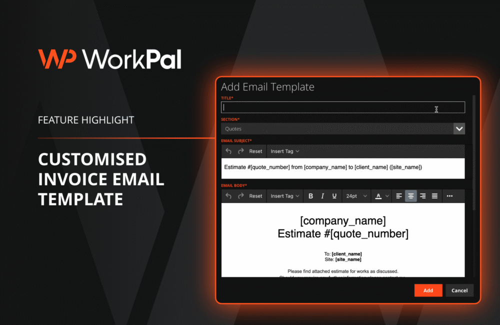 Feature Highlight: Customised Invoice Email Template