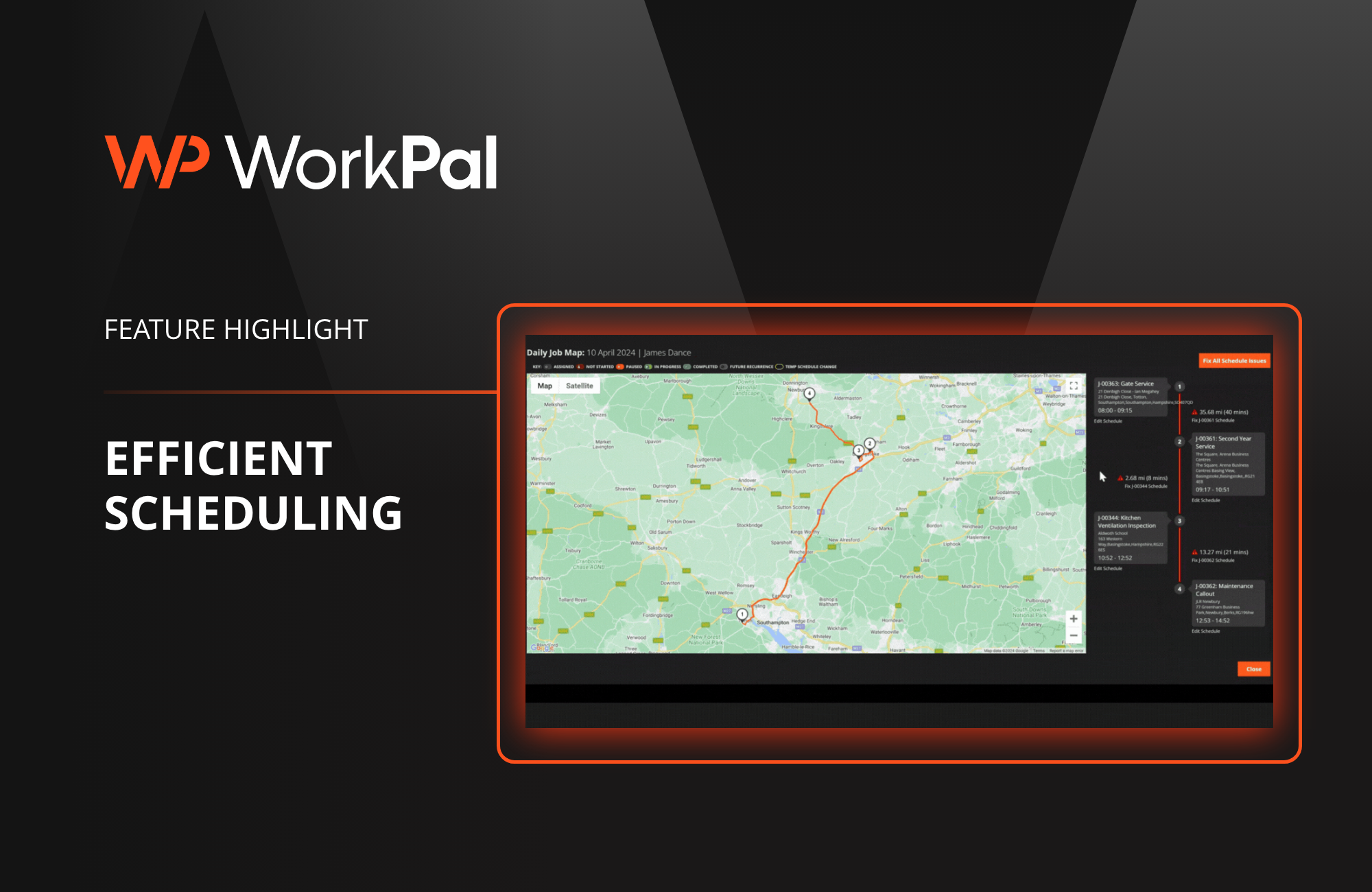 Feature highlight Efficient scheduling